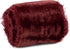 MEEDEE Burgundy Velvet Ribbon 3 Inch Burgundy Red Velvet Ribbon Fringe Velvet Ribbon Raw Edge Silk Velvet Ribbon for Wreaths, Flower Bouquet, Phot...