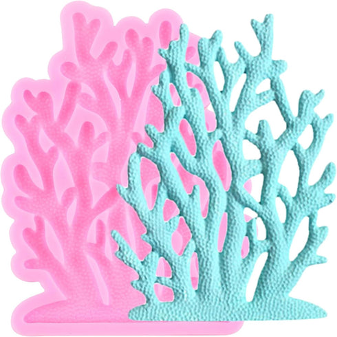 Coral Seaweed Silicone Molds Coral Fondant Mold For Cake Decorating Cupcake Topper Candy Chocolate Gum Paste Polymer Clay...
