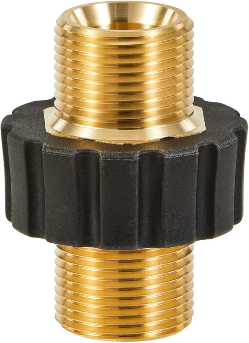 Pressure Washer Adapter Set, M22-14mm Male Fitting to M22-14mm Male Swivel, 5000PSI Pressure Washer Hose Thread Kit...
