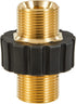 Pressure Washer Adapter Set, M22-14mm Male Fitting to M22-14mm Male Swivel, 5000PSI Pressure Washer Hose Thread Kit...