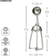 Farberware Professional Stainless Steel Cookie Dough Scoop, 8.27 Inch, Black...