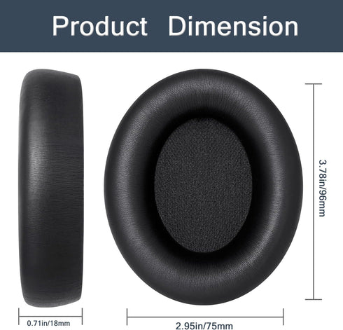 Replacement Ear Pads for Beats Studio Pro, Ear Cushions Earpads Replacement, Beats Studio Pro Ear Covers, Headphones Accessories with Soft Protein...