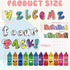 CANIPHA 79Pcs Classroom Bulletin Board Sets, Classroom Themes Decoration Sets, Back to School Bulletin Board Crayon Cutouts with Border Trims for ...
