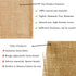 (TM) 12 X 108'' Natural Hessian Table Runners Rustic Burlap Wedding Jute Party Decor Bunting...