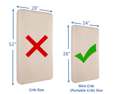 American Baby Company 100% Natural Cotton Fitted Mini Crib Sheet 38" x 24" - Soft & Breathable Small Nesting Portable Crib Sheet, Fits Pack N Play...