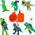 Mini Blower Fan for Dinosaur Costume, Orange Upgrade Inflatable Costume Fans Replacement Blow up Blower Potable USB Air Pump...