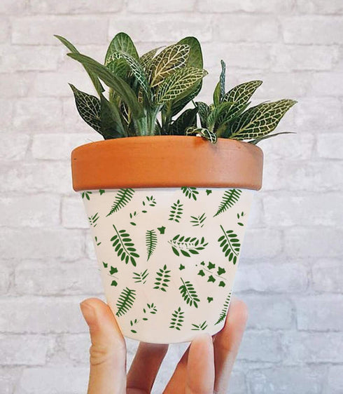 CrafTreat Fall Leaves Stencils for Painting on Wood, Wall, Tile, Canvas, Paper, Fabric and Floor - Falling Leaves Pattern Stencil - 6x6 Inches - R...