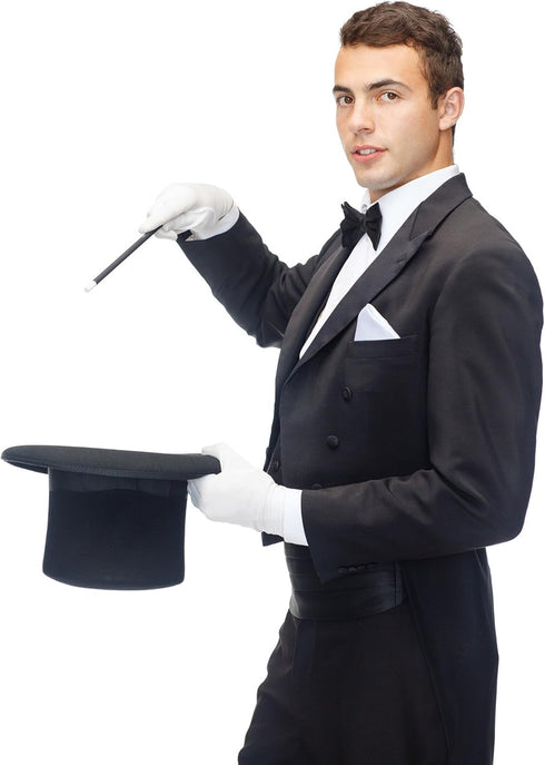 Sumind 2 Pairs Nylon Cotton Gloves White Uniform Gloves Tuxedo Gloves Formal Police Gloves Guard Parade Glove...