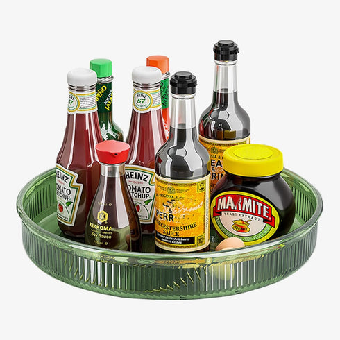 Large Lazy Susan Rotating Turntable Organizer for Kitchen, Pantry, Cabinet, Dining Table, Fridge, Countertop, Bathroom, Vanity Spinning Storage Co...