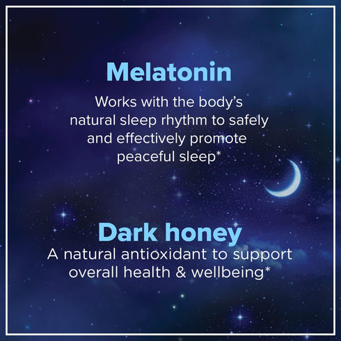Zarbee's Melatonin Gummies 3mg Sleep Supplement to Promote Peaceful Sleep, Natural Mixed Fruit Flavor, Adults Gummy Age 12 Up, 60 Count...