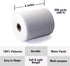 Craft and Party, Tulle Fabric Roll 6" by 200 Yards (600 ft) White Fabric Tulle Spool for DIY Tutu Bow, Wedding and Decoration. Value Pack. (White)...