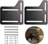 2Pcs Bed Frame Conversion Kit,Bed Frame Adapter Bracket,Heavy Duty Bed Modification Plate, Headboard Brackets for Metal Bed Frame, Headboard Attac...