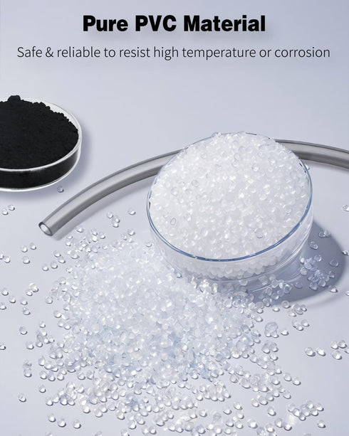 Pawfly Aquarium Airline Tubing 13 Feet Standard Aquarium Air Tubing for Fish Tank Air Pump Flexible Kink-Resistant Pure PVC Hose for Aquarium Gard...