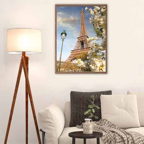 DIY 5D Diamond Painting Kits for Adults Full Drill Diamond Painting Eiffel Tower Paris France Romantic City Landscape for Home Wall Decor for Gift...