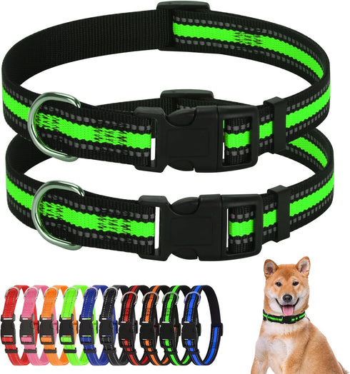 27 ½” X ¾” Replacement Dog Collar Strap Band w/Double Buckle Loop 2-Pack - All Brands Pet Training Bark, Shock, e-Collars and Fences. Variety of B...