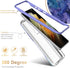 Esdot for Samsung Galaxy S21 Ultra Case,Military Grade Passing 21ft Drop Test,Rugged Cover with Fashionable Purple Opal Marble Designs for Women G...