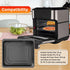 Air Fryer Cooking Tray for Instant Vortex Plus10 Qt, Food Grade Nonstick Replacement Rack Parts Grill Pan Crisper Plate for Chefman Innsky CROWNFU...