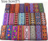 Jacquard Ribbon Geometric Emobridered Woven Ribbon Metallic Fabric Trim Fringe for DIY Clothes Pillow Straps Embellishment Decorations Width 2inch...