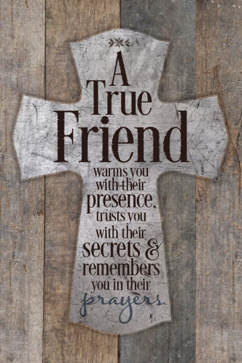 DEXSA A True Friend Warms You...New Horizons Wood Plaque | Made in the USA...