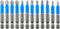 Anti Slip Phillips Cross Slot Pozidriv Screwdriver Bit Set 12PCS 1/4 Inch Hex Shank 2 Inch/50 mm Length S2 Steel with Magnetic for Power Screwdriv...