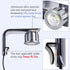 HITOP Small Clip On Aquarium LED Light with Timer- 5.7in Adjustable Three Colors Fish Tank Light, USB 5V Aquarium Lamp for Desktop Tank/Beta Tank/...