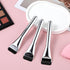 Foundation Brush 3 Pcs Makeup Flat Brushes Thin Blade Brush Portable Facial Brushes Cream Spatulas Tools Powder Scrubber Liquid Brush Soft Bristle...
