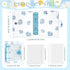 4 Sets Mini Transparent 3 Ring Binder Covers with Daisy Pattern Binder Inner Paper and Pockets Clear Soft PVC Notebook Loose Leaf Binder with Snap...