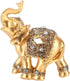Elephant Statue, Feng Shui Lucky Elephant Figurine, Golden Elegant Sculpture, Small Resin Home Decoration, Wealth Figurine...