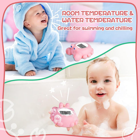 Baby Bath Thermometer Baby Safety, Digital Baby Bath Tub Thermometer with Temperature Alarm, Baby Water Thermometer & Room Thermometer, Baby Bath ...