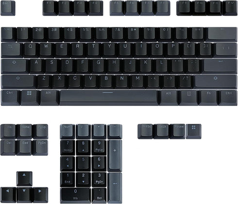Happy Balls Keycaps Backlit ABS Doubleshot Shine Through Keycap Set Cherry MX OEM US Layout Key Caps for 61/87 TKL/104 MX Switches Mechanical Keyb...