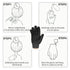 Evridwear Exfoliating Dual Texture Bath Gloves for Shower, Spa, Massage and Body Scrubs, Dead Skin Cell Remover, Gloves with hanging loop (1 Pair ...
