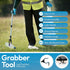 2024 Upgrade PowerGrip T9, Grabber Reacher Tool, Wide Jaw, Foldable, Steel Cable, with 96 Grip Points for Firm Grip, 32" with Magnet...