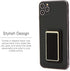 HANDL New York Black and Gold Professional Leather Collection HANDLstick Grip and Stand for Smartphone...