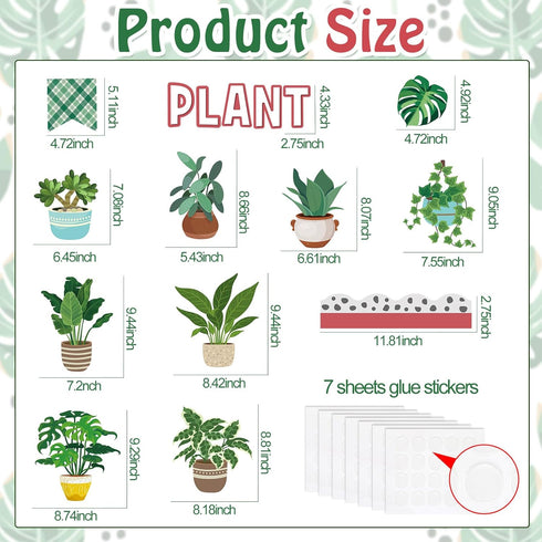 Qilery 50 Pcs Plant Bulletin Board Decoration Plant Kindness Grow Greatness Bulletin Board Cutouts Positive Greenery Plant Bulletin Board Set for ...