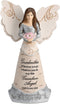 Pavilion Gift Company Elements - Grandmother Guardian Angel Figurine 6 Inch, Solid, Pink...