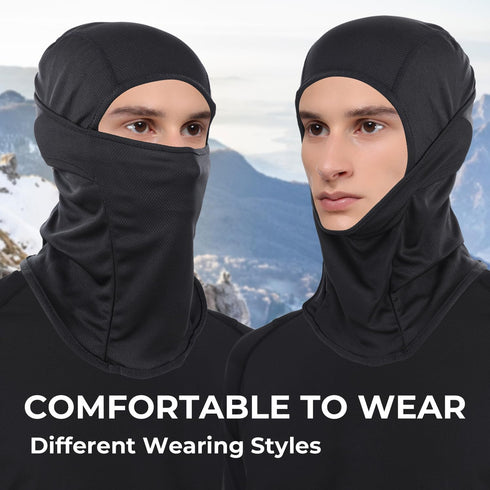 WTACTFUL 3 Pieces Balaclava Face Mask of Men - Ski Mask, Breathable Elastic Fit & Perfect for Outdoor Activities!...