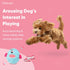 Petbobi Interactive Dog Toys Monster Plush Toy Shake Squeaky Crazy Bouncer Ball Battery Operated Toy for Small Medium Puppy Motorized Entertainmen...