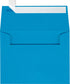 LUXPaper A2 Invitation Envelopes | Peel & Press | 4 3/8" x 5 3/4" | Pool Blue | 80lb. Text | 50 Qty...
