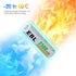 EBL 10 Counts AA Batteries 2500mAh 1.2V High Performance Precharged Ni-MH AA Rechargeable Batteries...