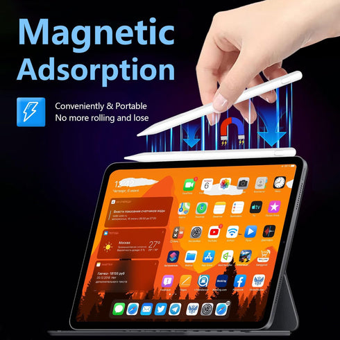 Stylus Pen for Magnetic iPad - LED Power Display Stylus Pen, Faster Charge?High Responsive Precise ipad Stylus, Work for 2018-2024 iPad Air 3/4/5,...