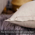 Jeanerlor Cotton Linen Soild Decorative Yellow 12"x20" Lumbar Throw Pillow Case Cushion Cover with Twin Needles Stitch on Edge for Coffee Shop/Bar...