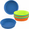 Webake 8 Pack Silicone Tart and Pie Molds, 5 Inches Silicone Round Mold Individual Small Fluted Cake Pans Mini Quiche Tart Pans for Baking...