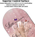 Advanced Texture Fashion Mouse Pad, Glitter Quote Live Laugh Love Non-Slip Rubber Base Gaming Mouse pad, Washable Lycra Surface Mouse Pad Design, ...
