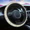 Swono Leaves Green Universal 15" Steering Wheel Covers Green Leaves and Fern Plants Cute Car Steering Wheel Cover for Men Women Girls Car Accessor...