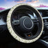 Swono Leaves Green Universal 15" Steering Wheel Covers Green Leaves and Fern Plants Cute Car Steering Wheel Cover for Men Women Girls Car Accessor...