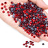 400 Pieces Hot Fix Glass Flatback Rhinestones HotFix Round Crystal Gems (Light Siam, SS30)...