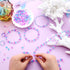 Kigeli 1350 Pcs Crystal Beads for Jewelry Making Mermaid Beads Craft Bulk Color Faceted Glass Gemstone Clear Beads Girls Jewelry Making Kit for Ne...