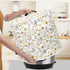 Dust Cover for 8 Quart Round Pressure Cooker Cover Floral Art Print Home Decor Accessories for Small Kitchen Appliance...