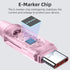 100W Type C Cable 2Pack 5A 6.6FT Type C Charging Cable USB C Cable with LED Display USB C 2.0 Fast Charge Silicone Cable for Google 8 8A 8P 7 7A 7...