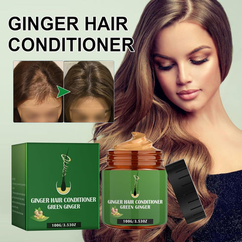 Ginger Hair Growth Conditioner Hair Regrowth Cream Moisturizing Scalp Massage Hair Follicle Hair Care 3.53 oz...